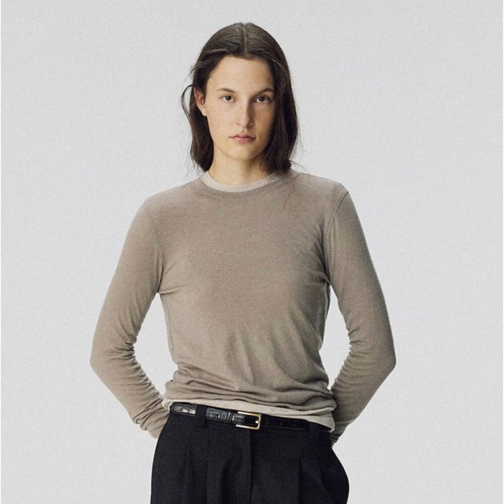 NWT Nothing Written Aima wool t-shirt in Oatmeal